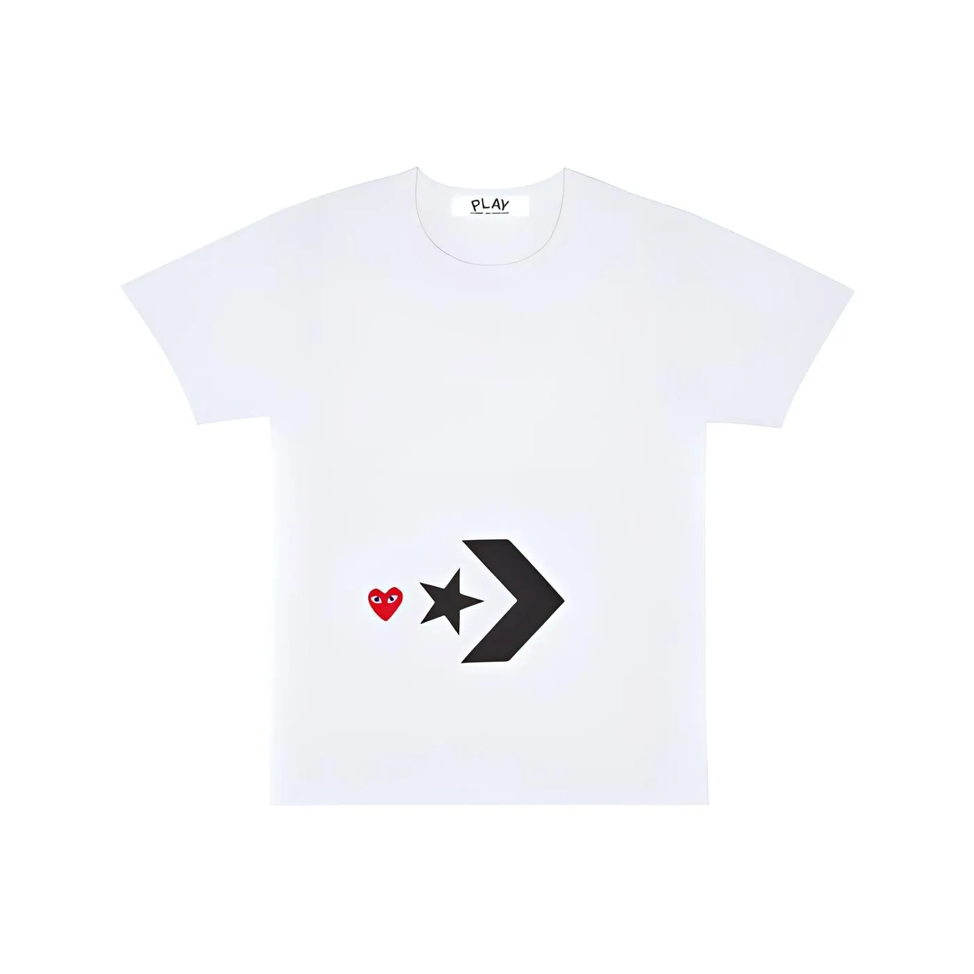 CDG Play x Converse T Shirt Women's White