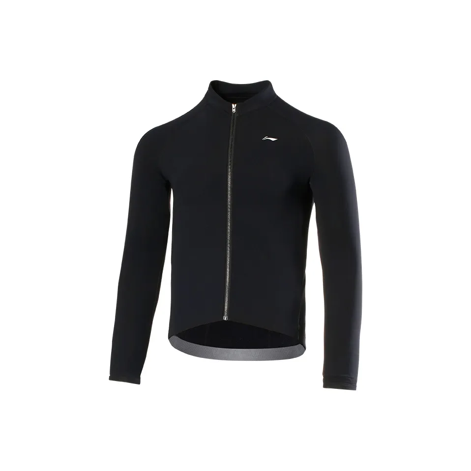Велосипедная одежда для мужчин черная шоссе длинный рукав
