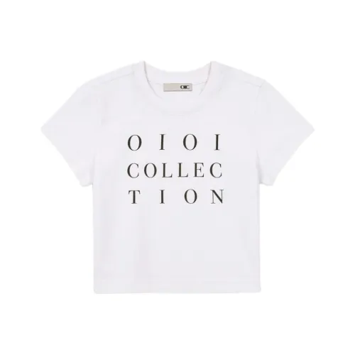 OIOICOLLECTION Белая Женская Футболка