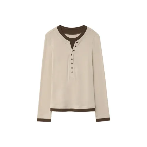 CHIC VEN Абрикос Женские Рубашки T