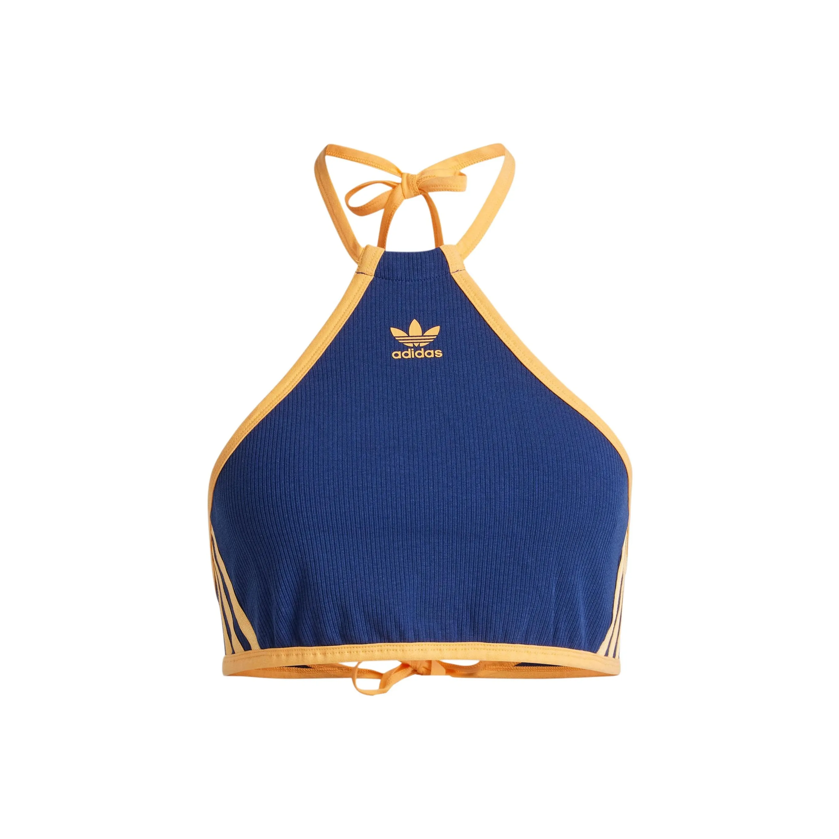 Adidas Logo print Halterneck Crop Top