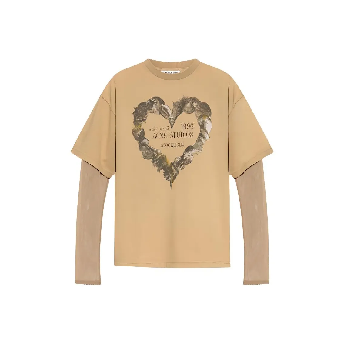 ACNE STUDIOS T-Shirt Женская Бежевая