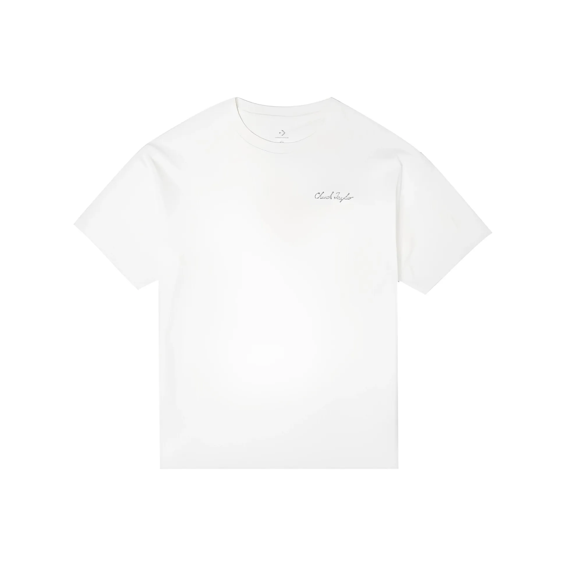 Converse Drop Shoulder Sleeve T-Shirt Women's White