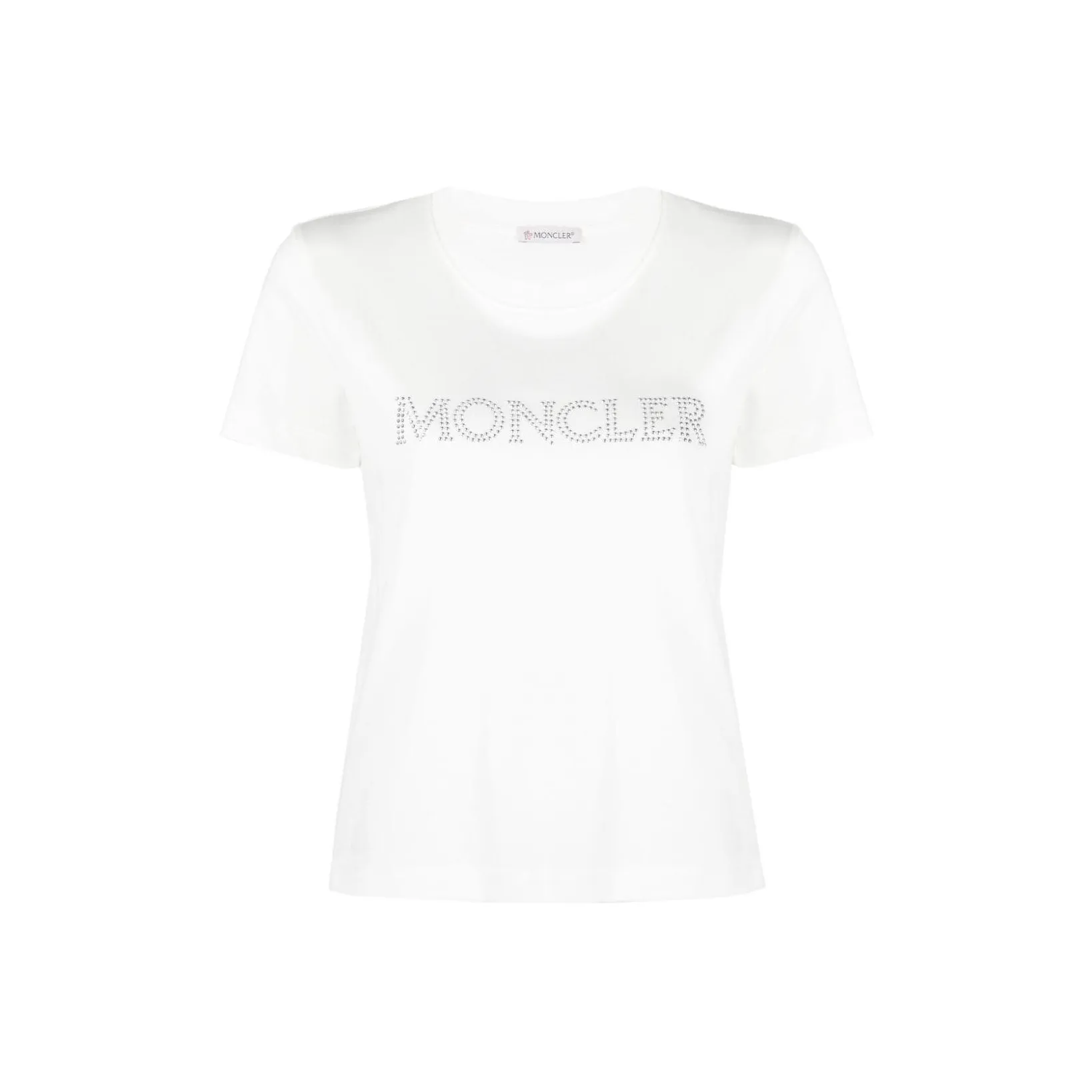 Moncler Logo Embellished Crewneck T Shirt