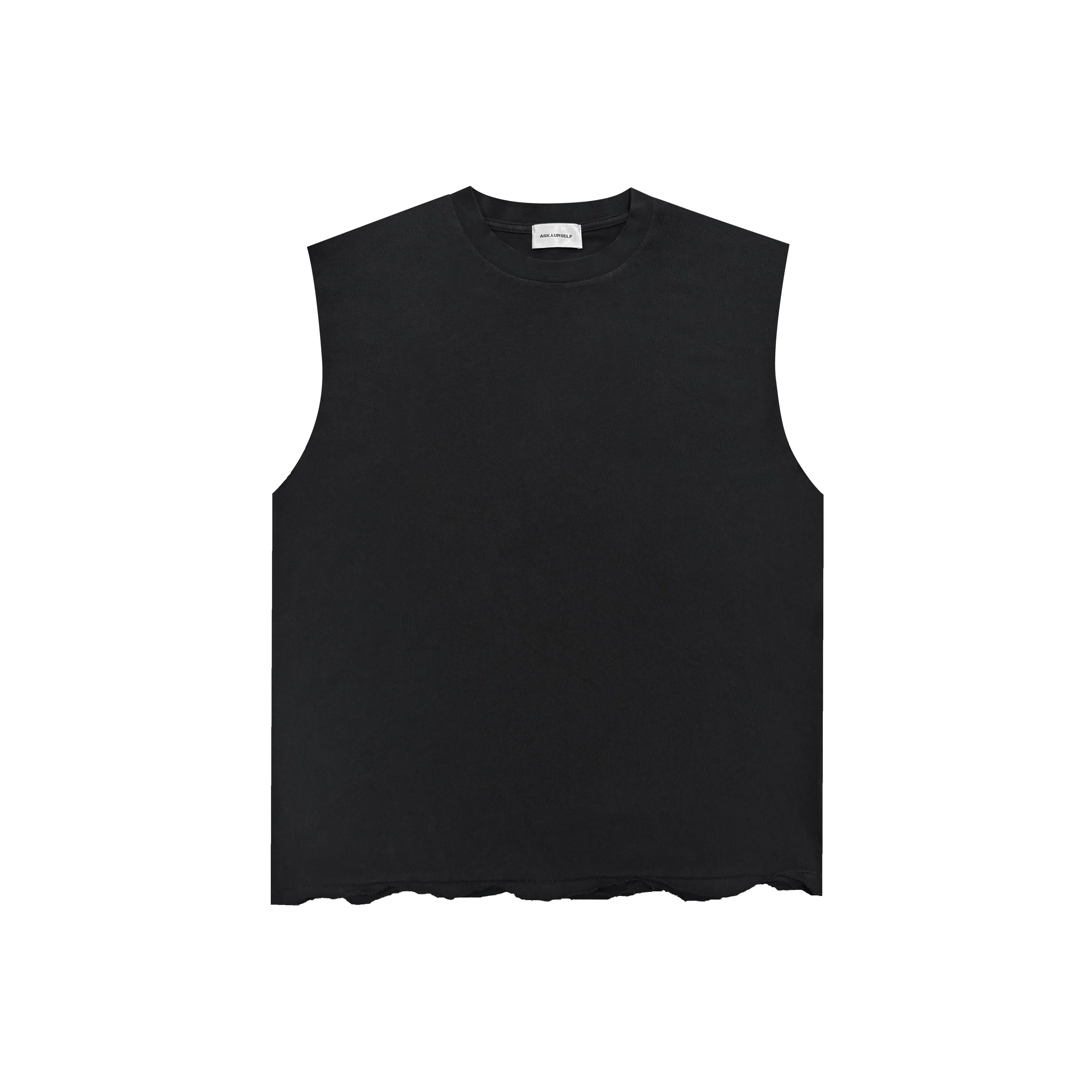 Askyurself Промытый черный Унисекс Футболки