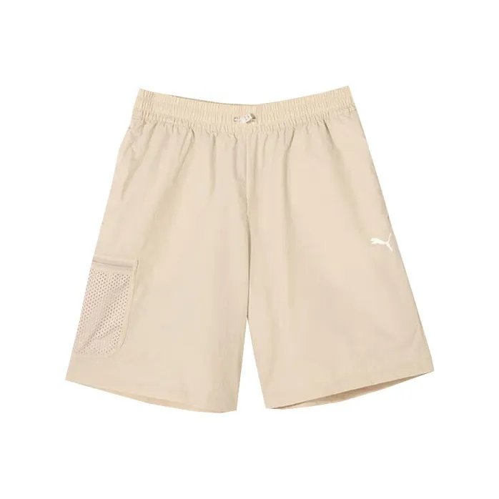 PUMA Повседневные шорты Мужские Светлый хаки