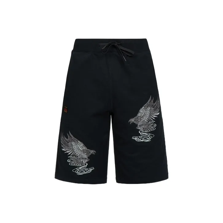 EVISU Sports Shorts Men's Black