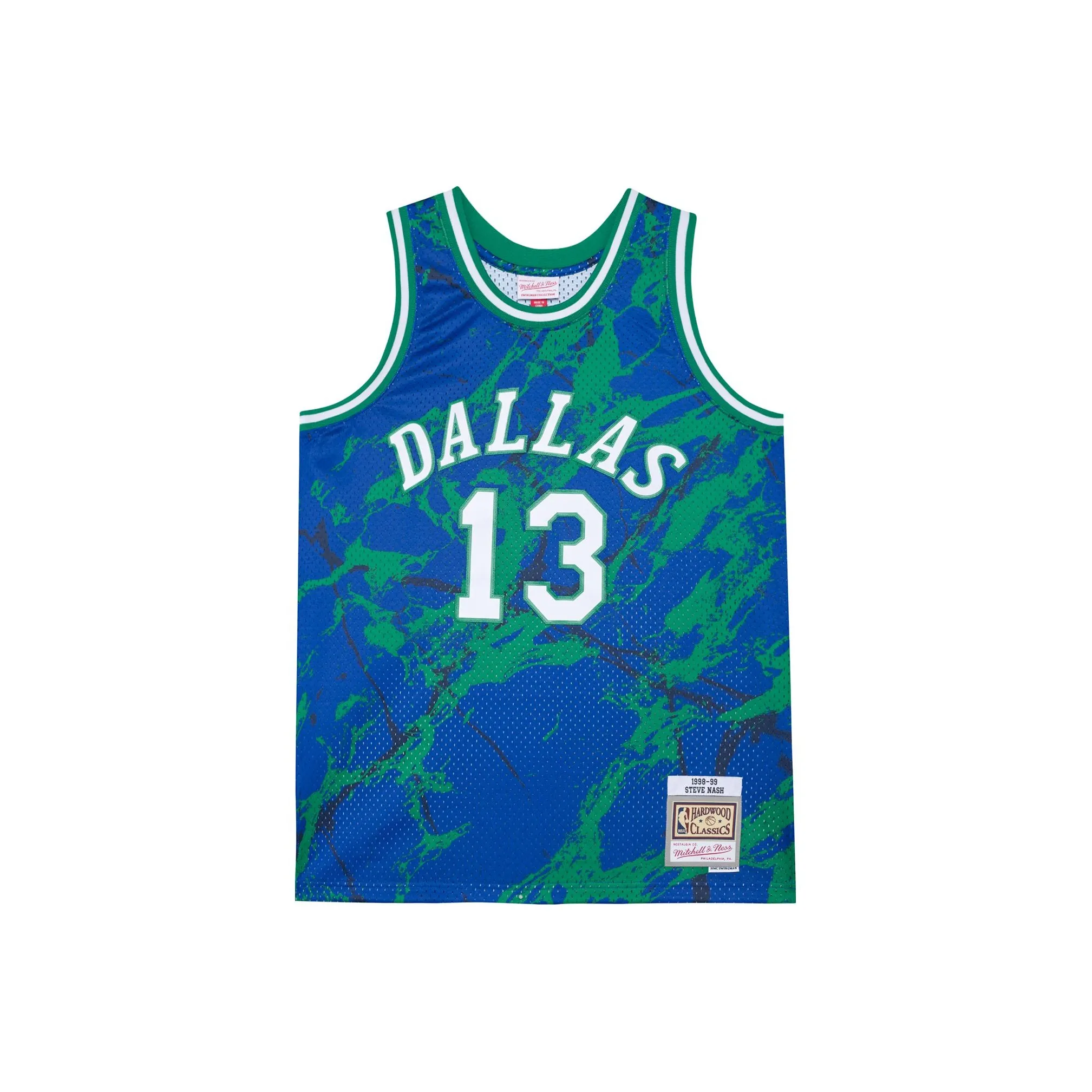 Mitchell Ness Бирюзовый Унисекс Баскетбольная Джерси