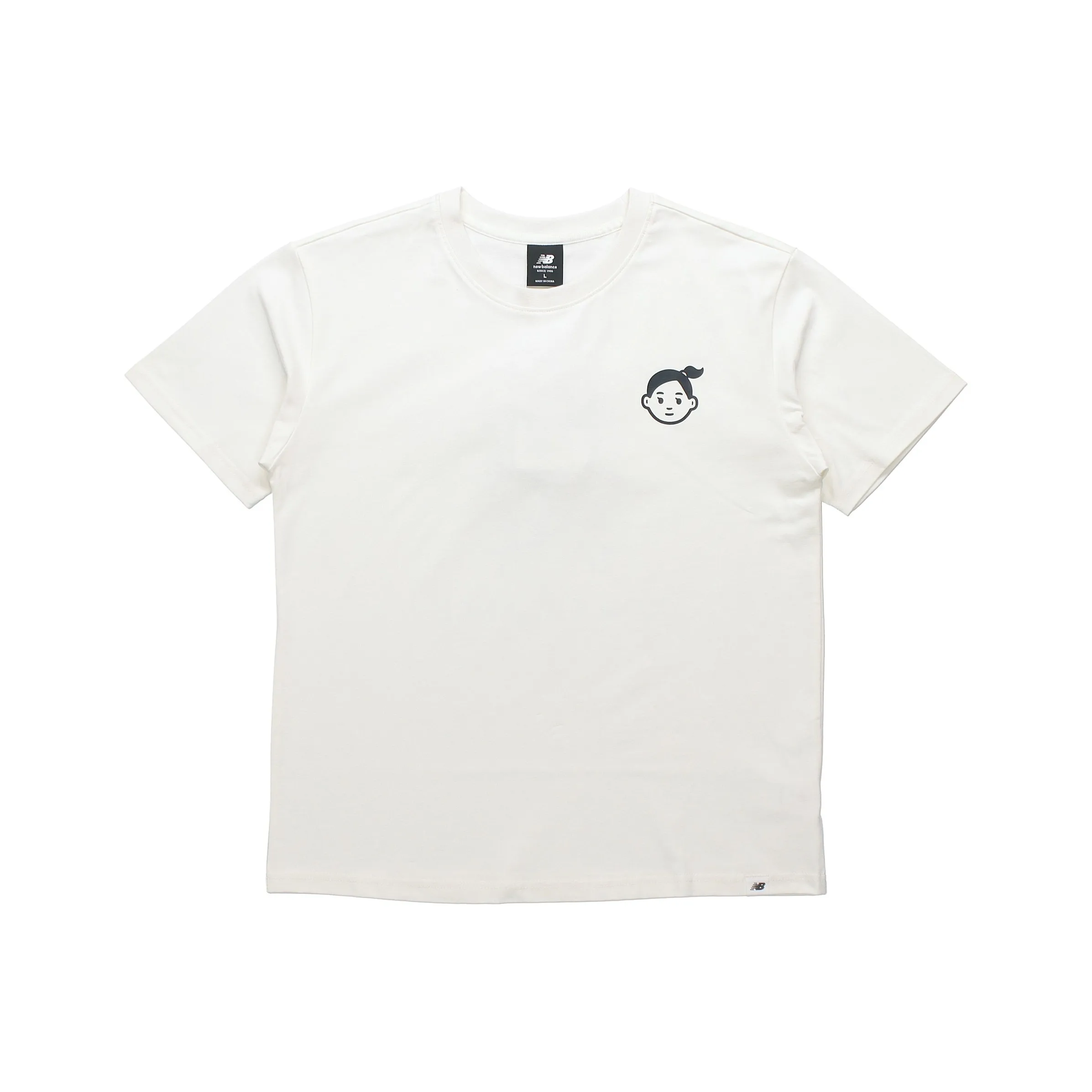 New Balance совместный бренд Noritake Collection Набор с рукавом T Рубашка Женская Белая