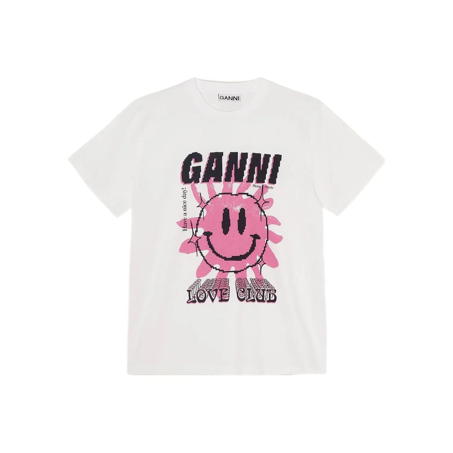 GANNI T-Shirts Women's White