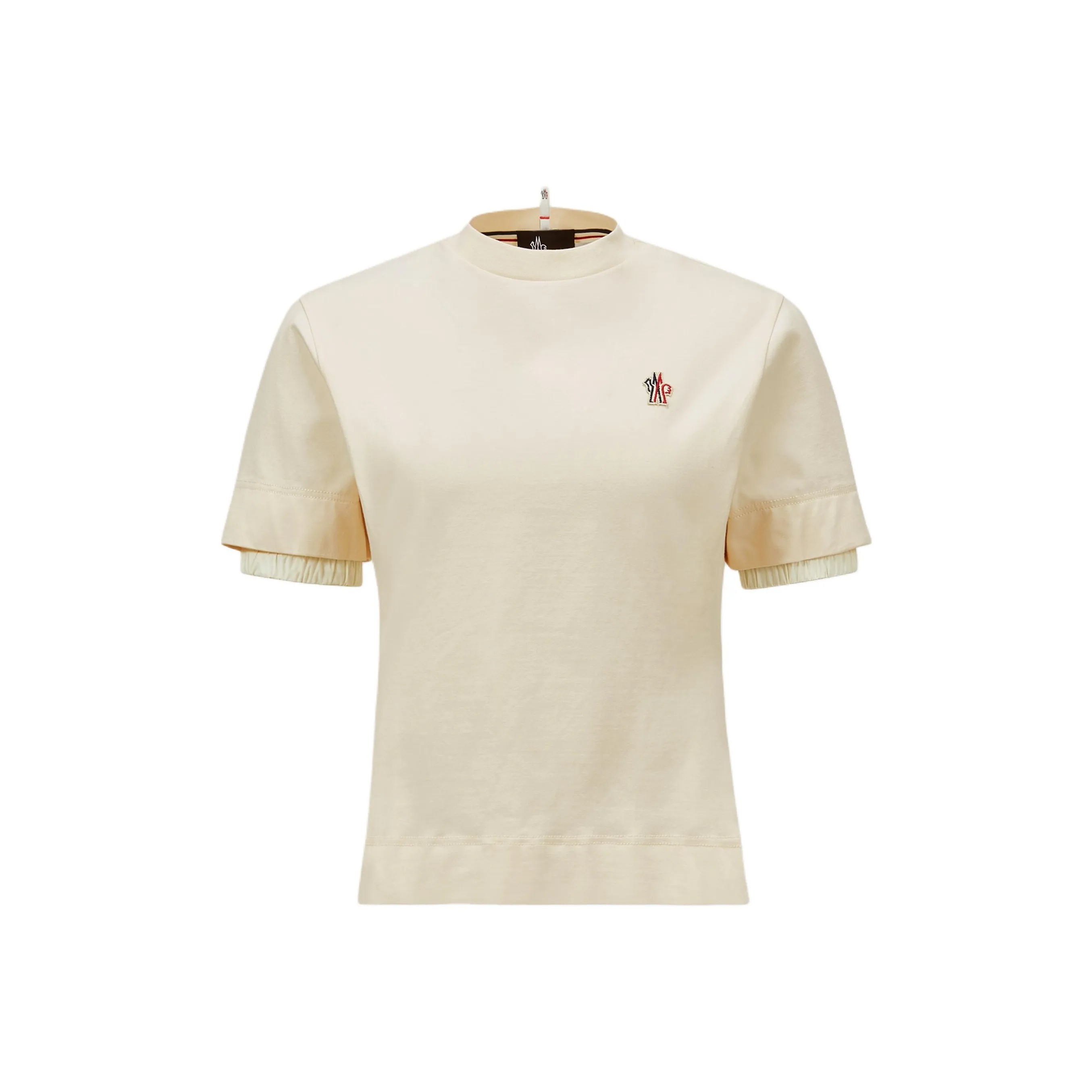 Moncler Grenoble Стандартная T-рубашка Женская цвет Слоновая кость