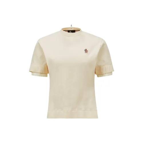 Moncler Grenoble Слоновая кость Женские Т-рубашки