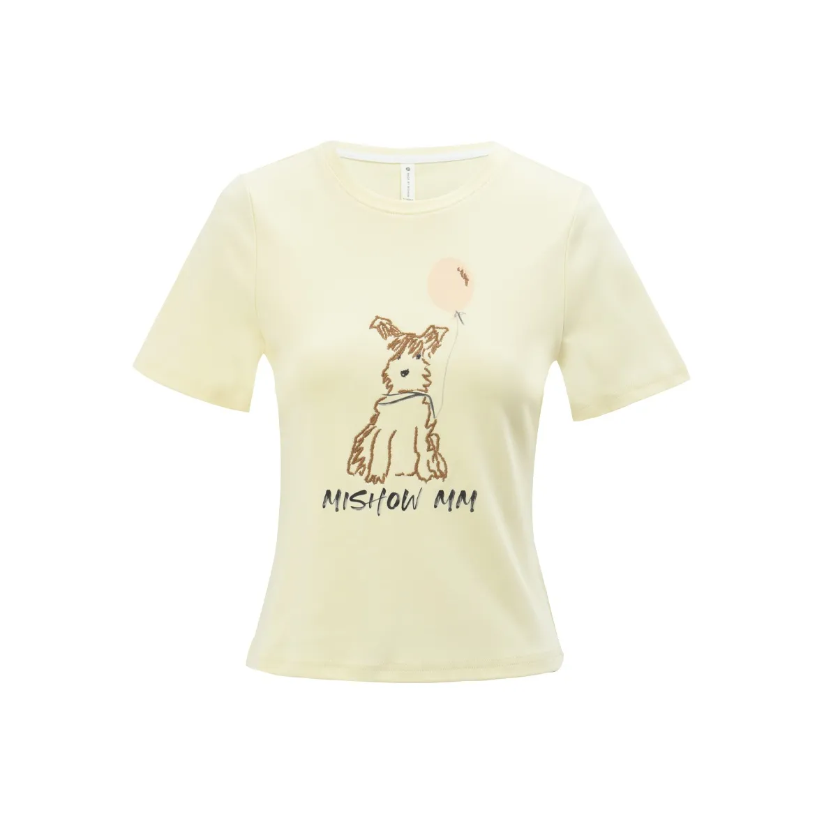 MISHOW T Shirt Women's Creamy Apricot Yellow