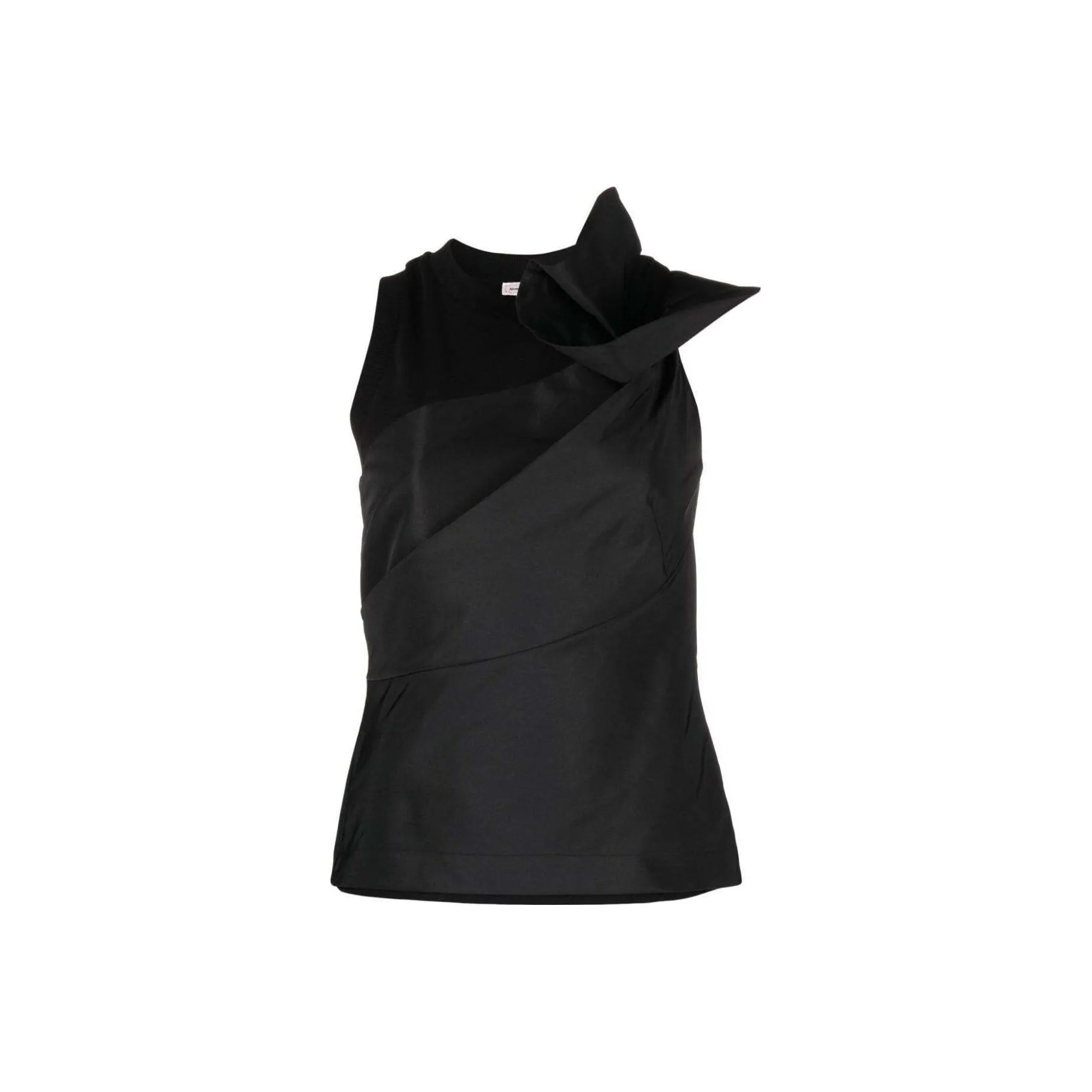 Alexander McQueen Asymmetric Detailed Sleeveless Top