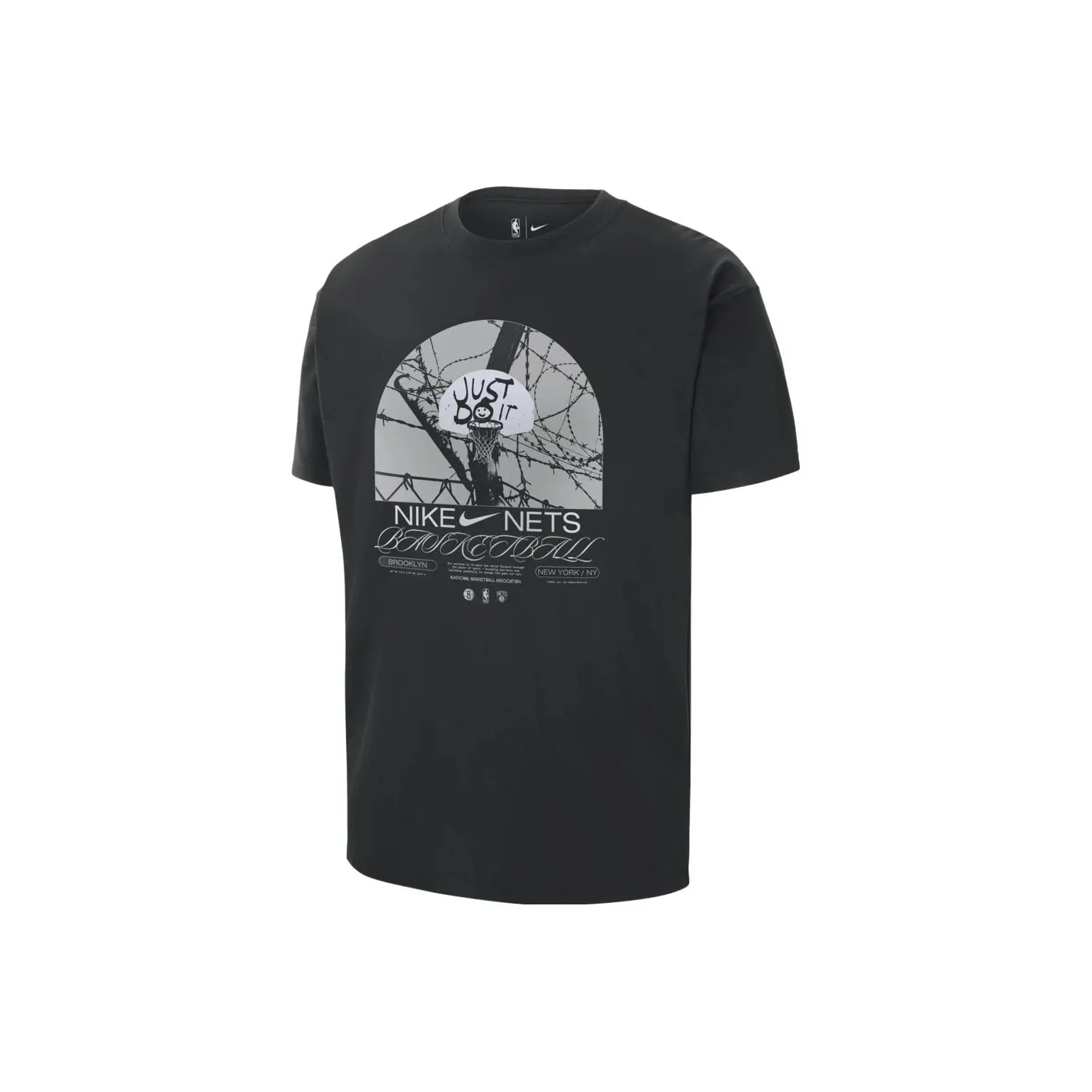 Nike Баскетбольная Джерси Мужская Черная