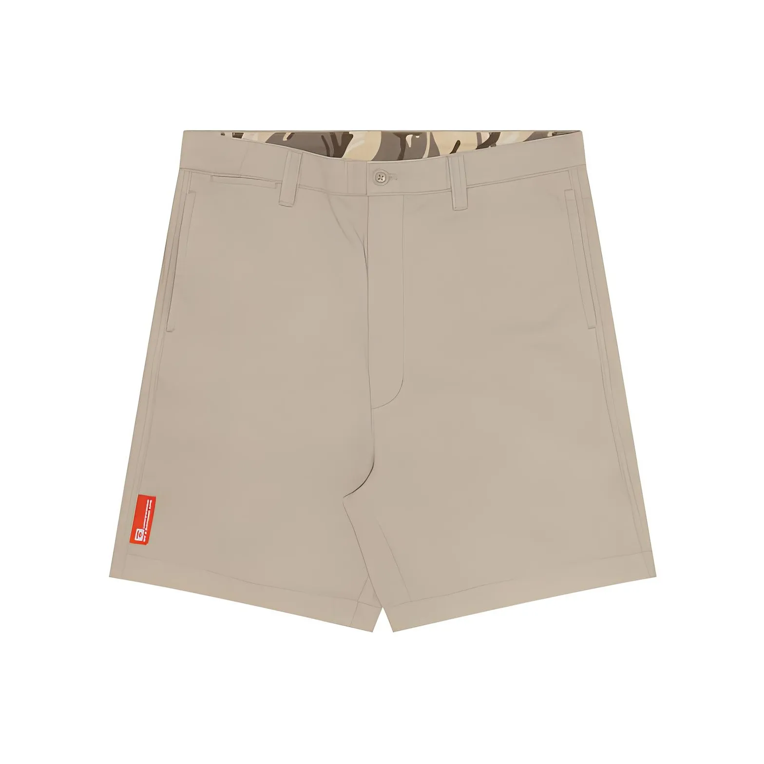 Aape Ogo appliqué Cotton Chino daisy shorts