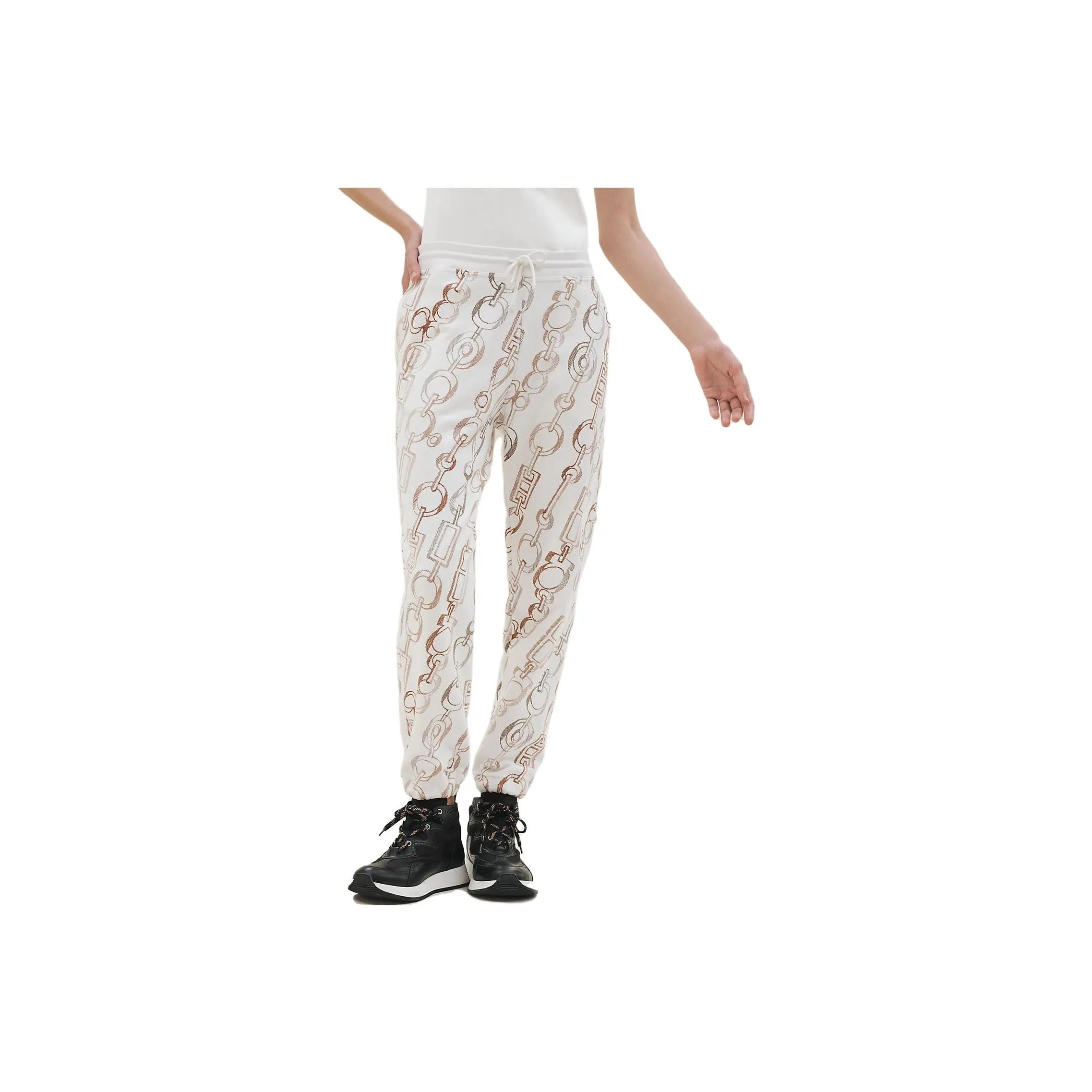 HERMES Sports Pants Men's White