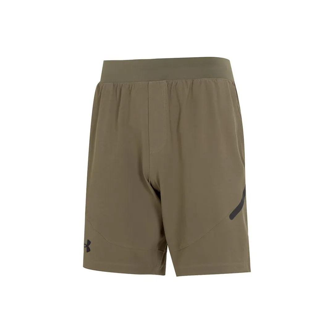 Under Armour Повседневные шорты Мужские Темно-оливковый зеленый