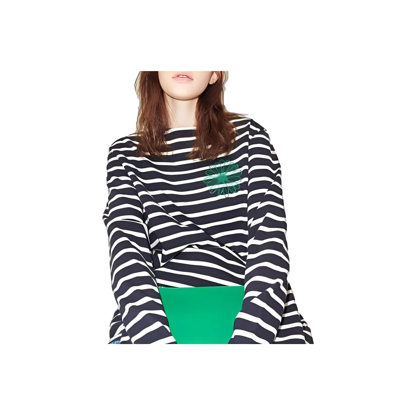 MARDI MERCREDI Т-рубашка с оборванным рукавом женская темно-синяя