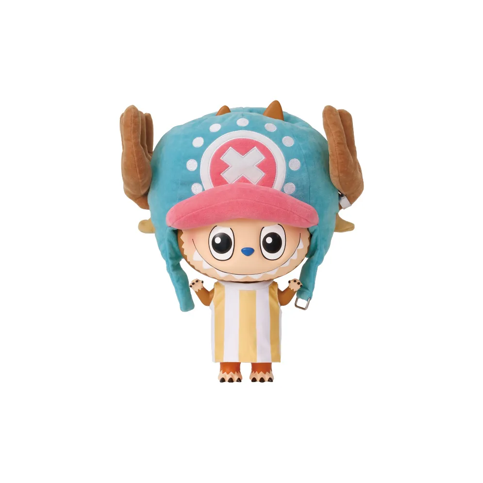 POP MART Коллаборация Edition X ONE PIECE 400% Labubu Tony Тони-Тони Чоппер Модные Фигурки