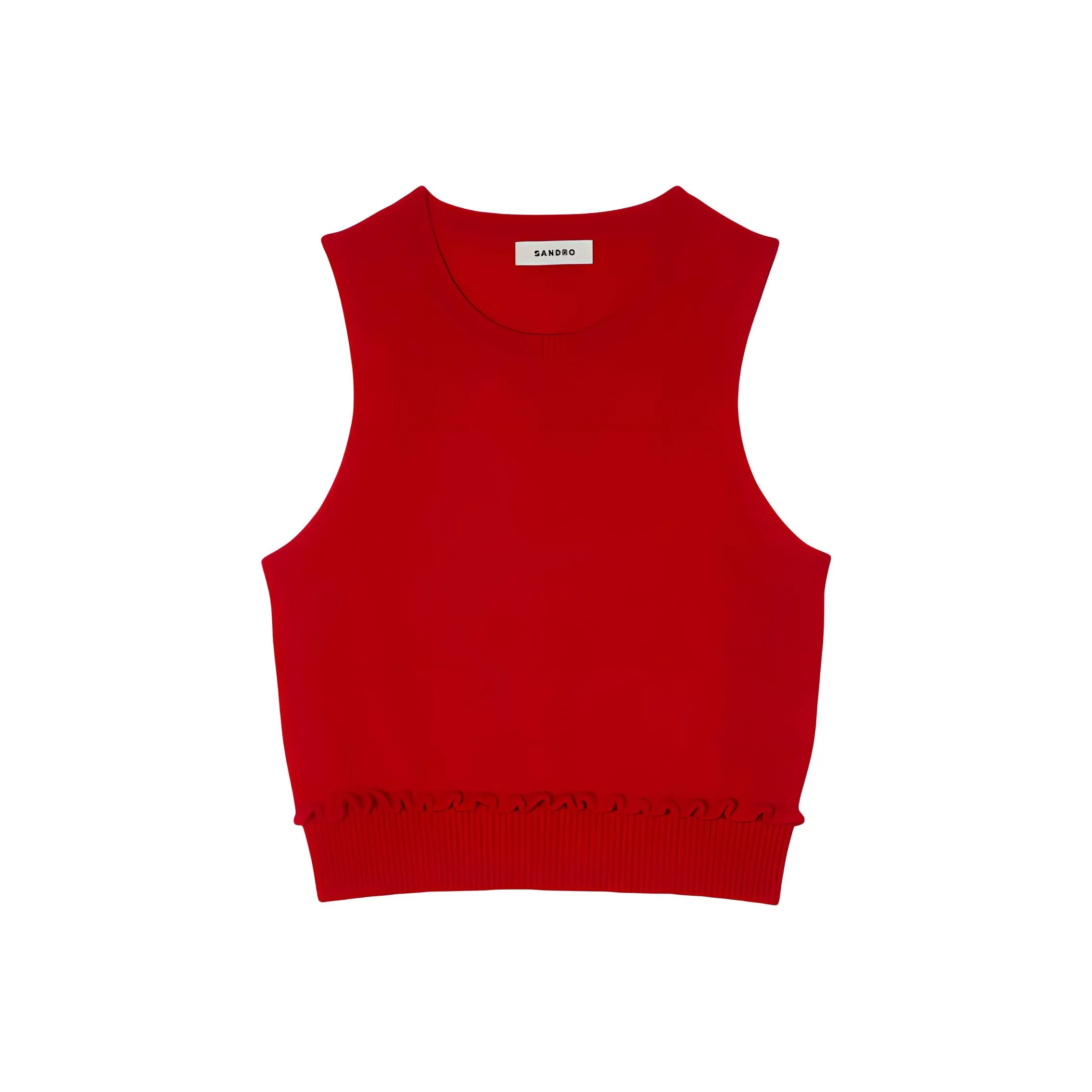 SANDRO Красные Женские Майки