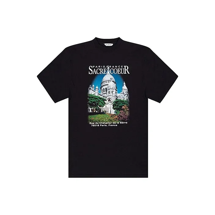 Balenciaga Sacré Cœur T Shirt 'Black'