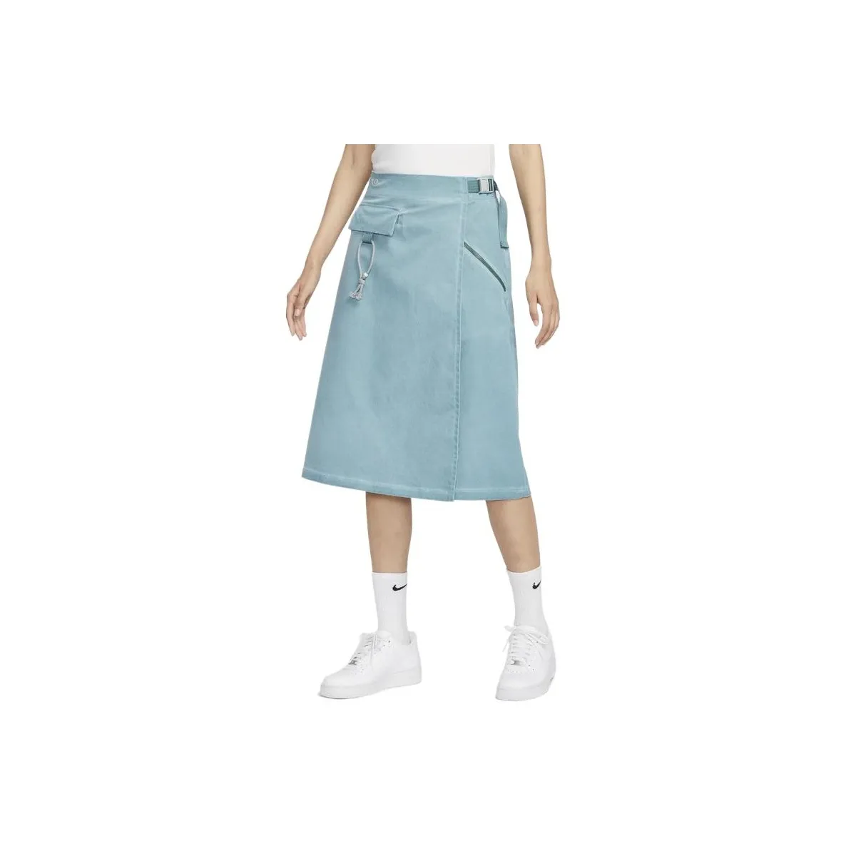 Nike SPORTSWEAR TECH PACK FW/AW24 NAI KE Skirt Women's Royal Blue Denim