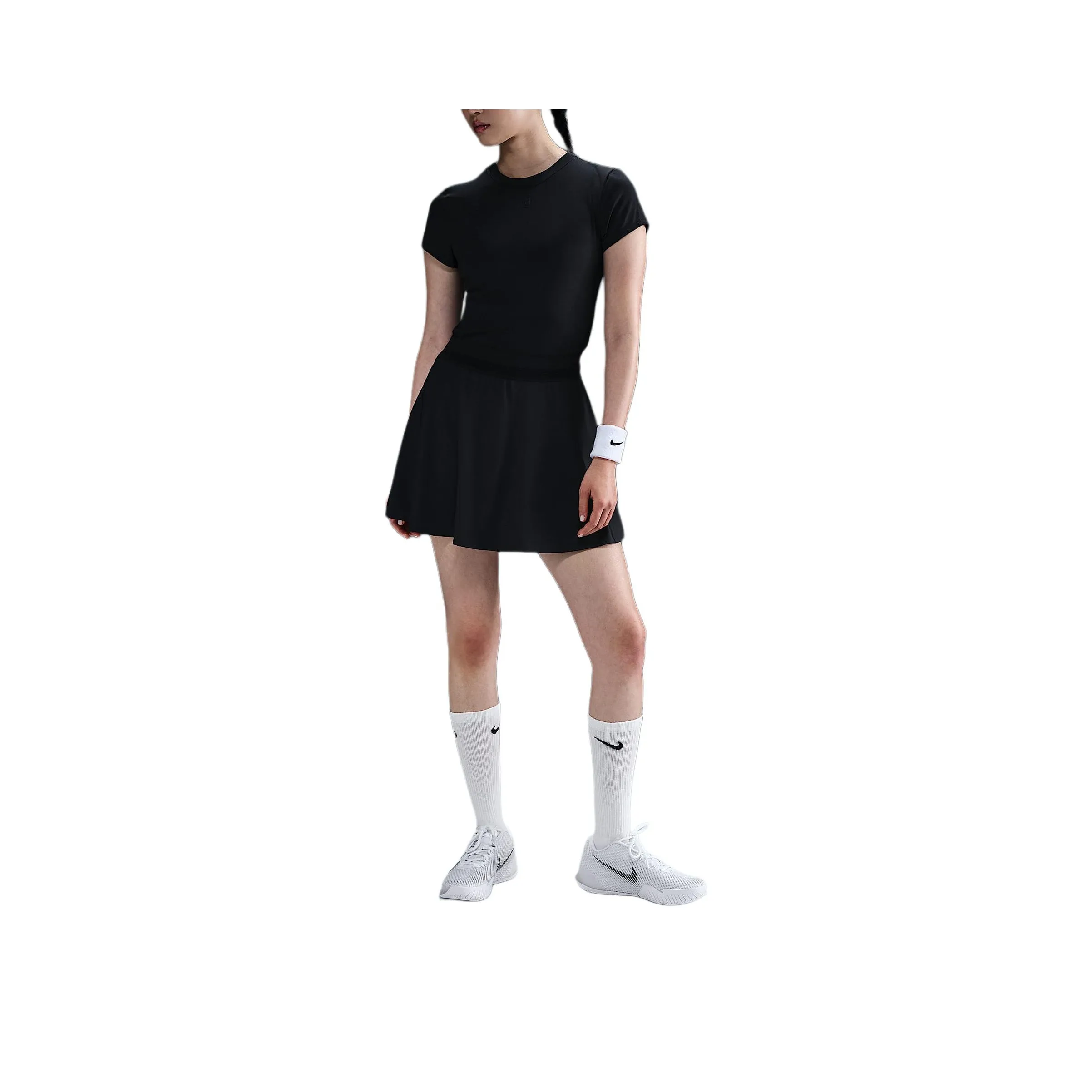 Nike Court T-Shirts Women's Black