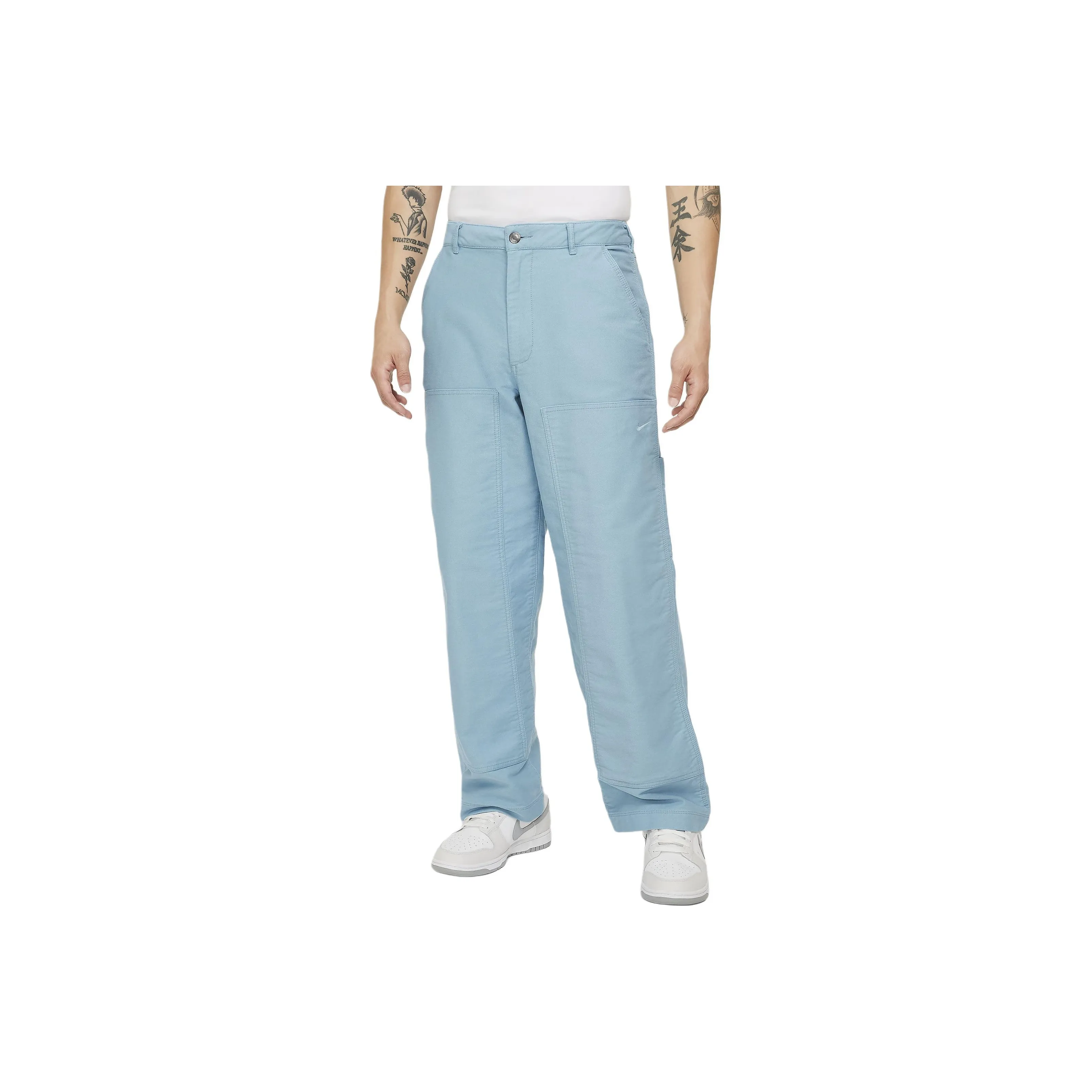 nike Flight Chamois Casual Pants Men's Denim Turquoise