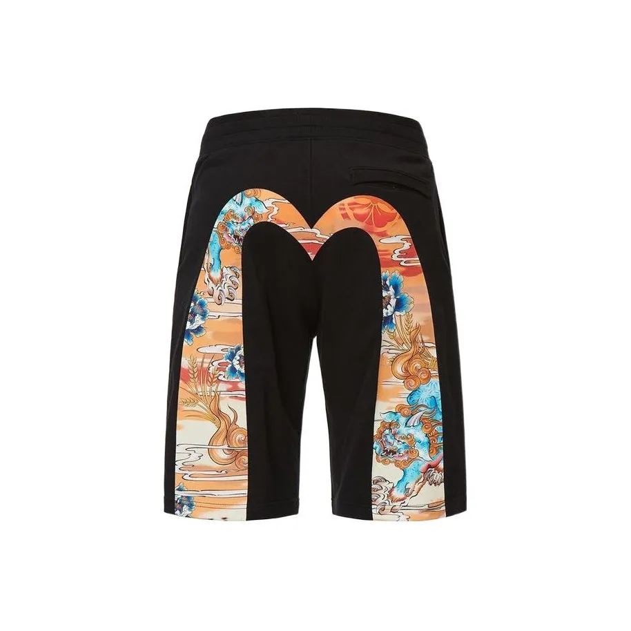 EVISU Sports Shorts Men's Black
