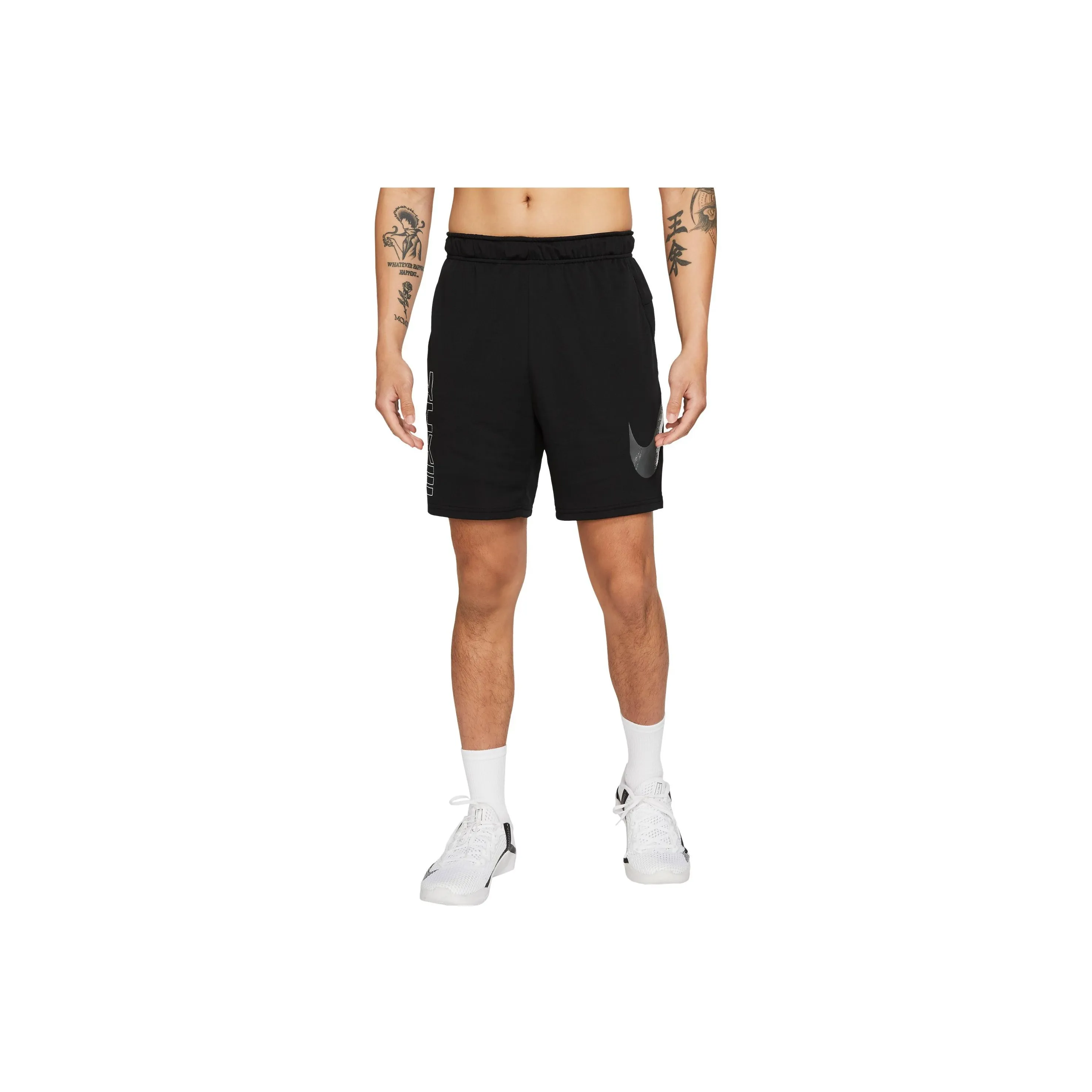 Nike Dri Fit Черный/Железно-серый Мужские спортивные шорты