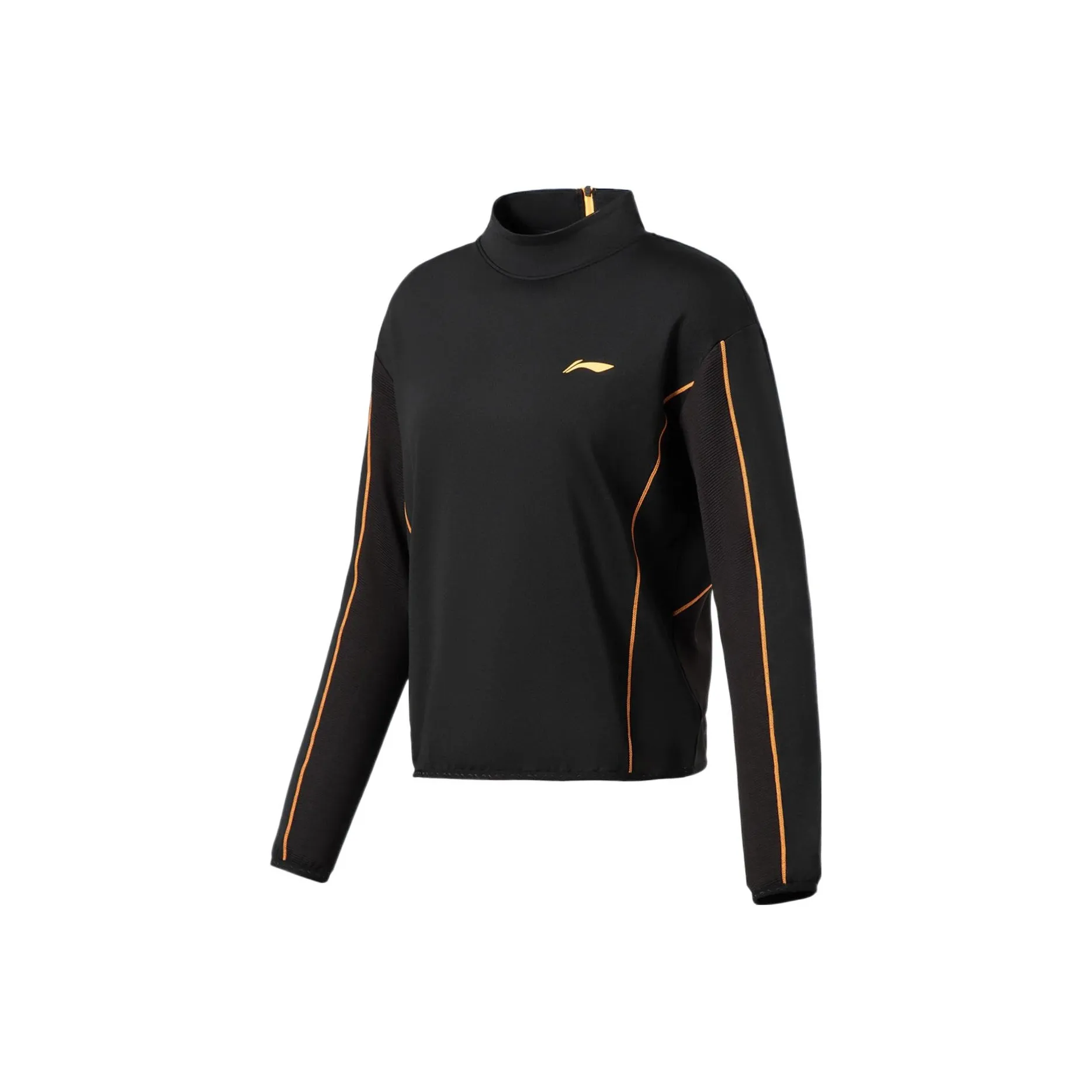 Подкладка Running Collection RUNNING Collection Многоцветный Полуводолазка Длинный рукав Т-рубашка Женская Черная