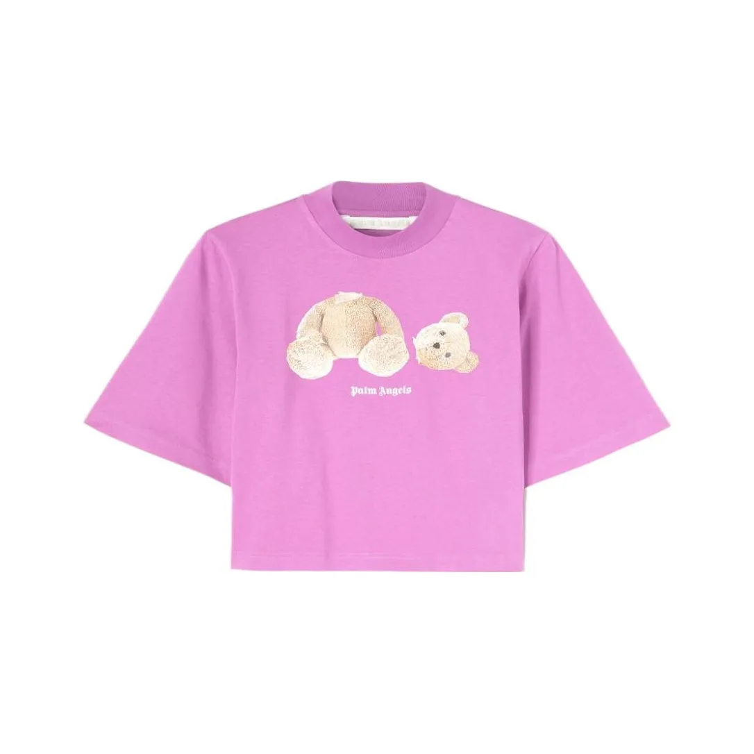 PALM ANGELS Розовые Женские Короткие Топы