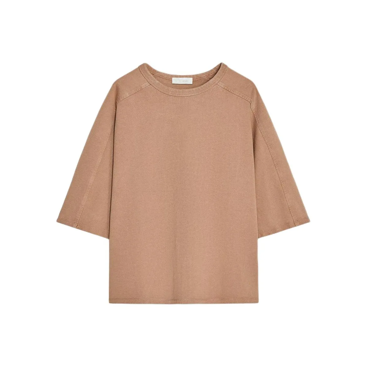 ZARA T Shirt Women's Yellow Ochre