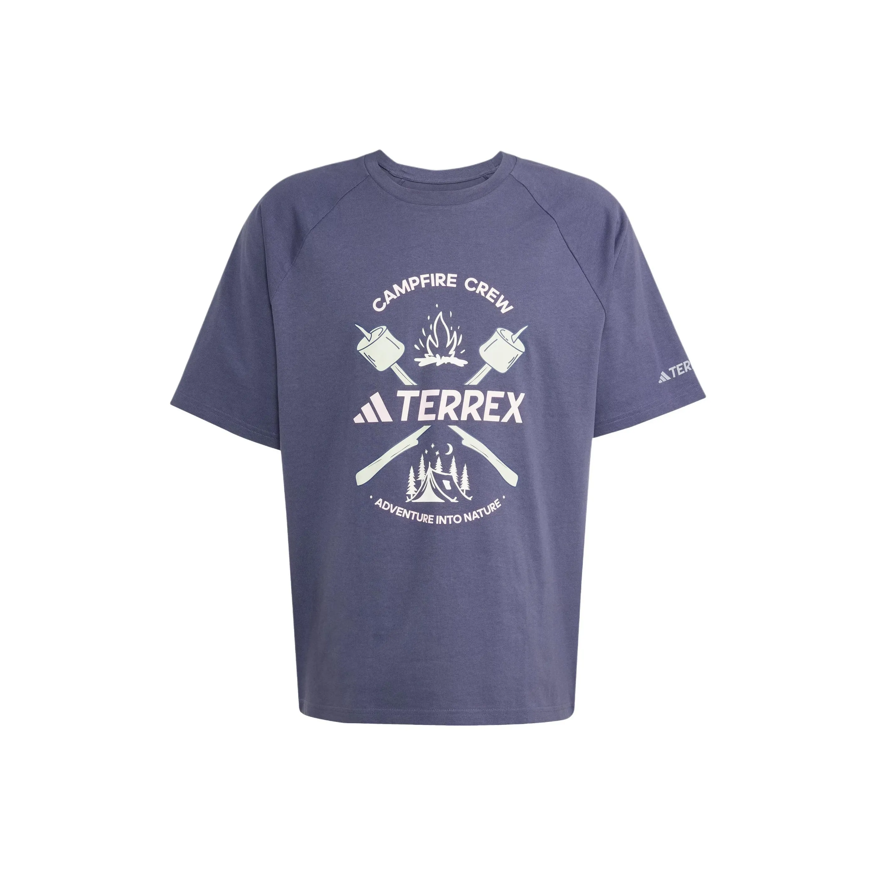 Adidas Terre POLYGIENE GRAPHIC T Shirt Men's Dark Navy Blue