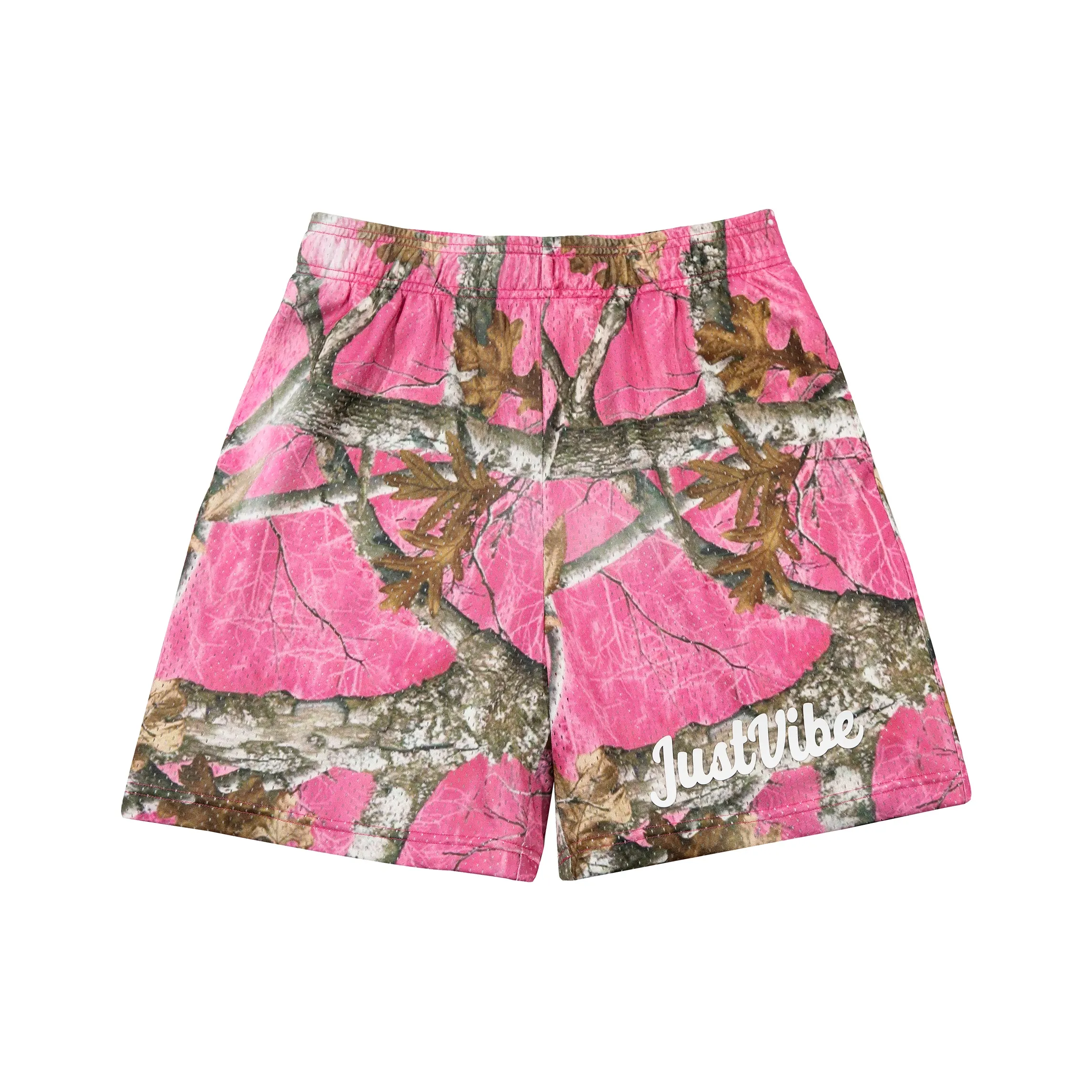 JUST VIBE Sports Shorts Unisex Pink
