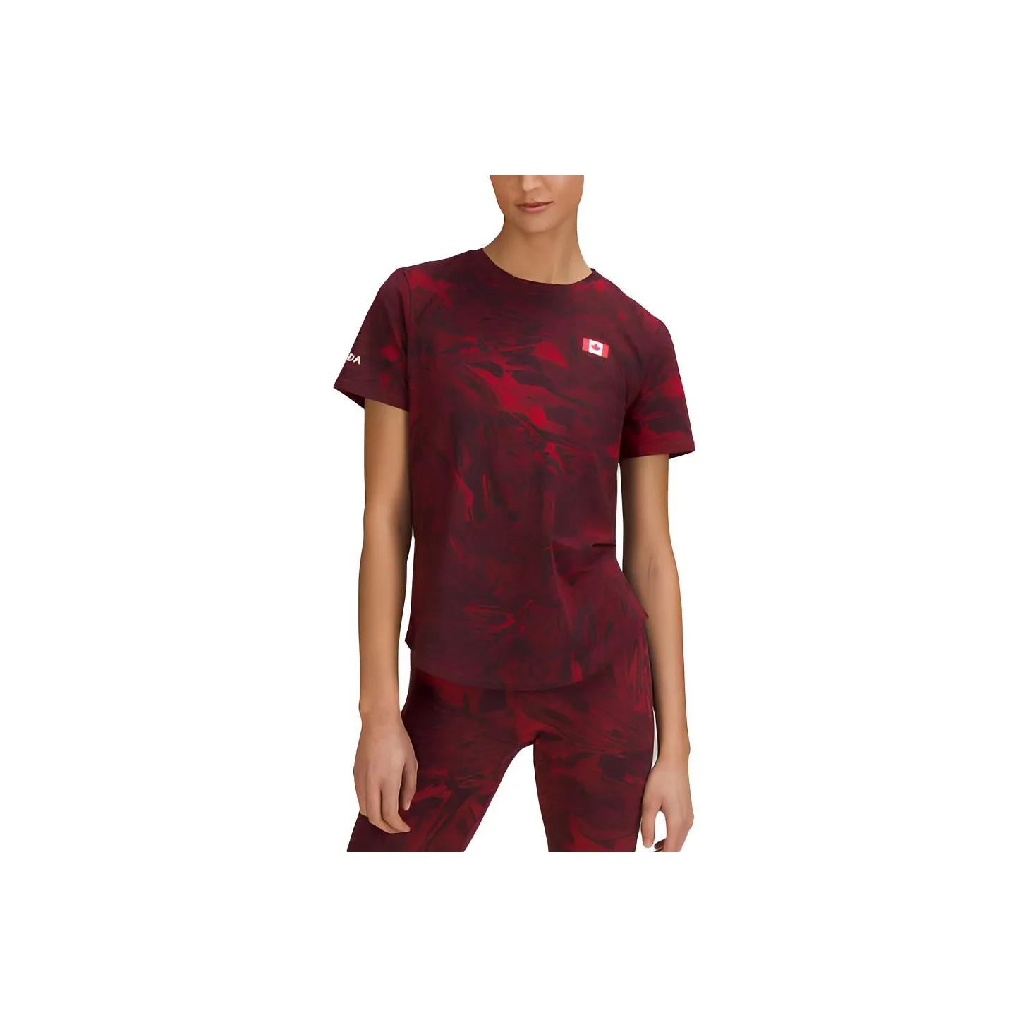 Lululemon Женские красные футболки