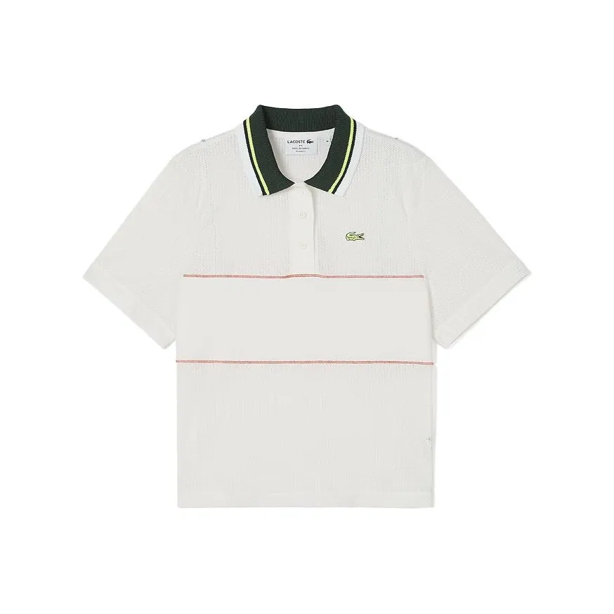 lacoste Белые Женские Футболки