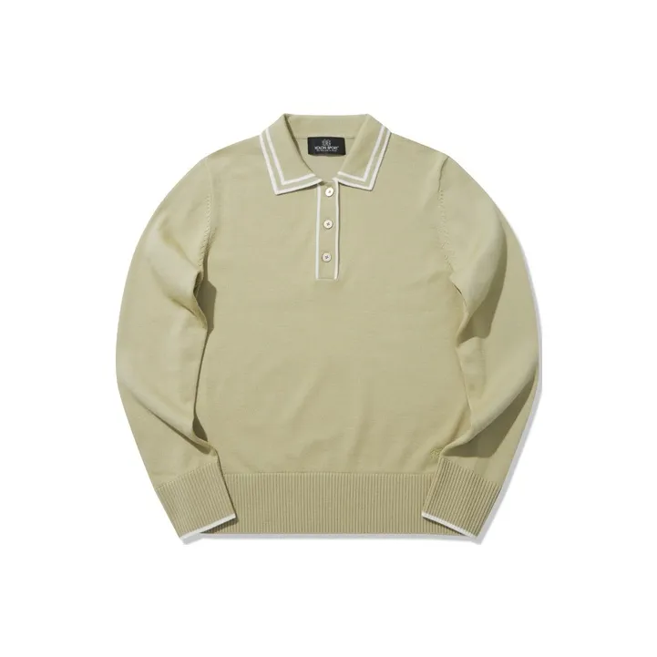 KOLON SPORT Regular Polo Shirt Women's Olive Green