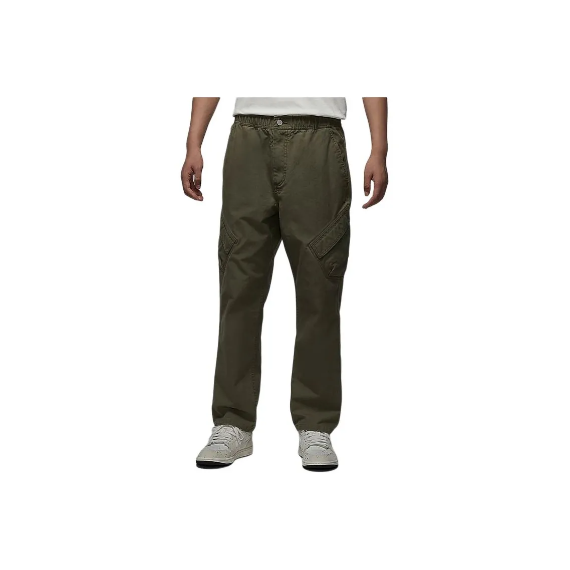 Nike Повседневные брюки Мужские Армейский зеленый