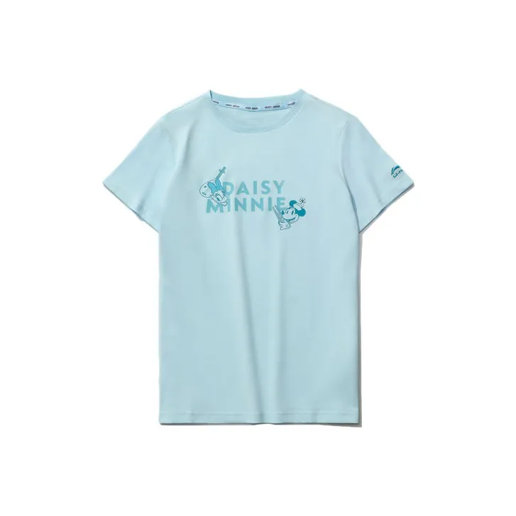 LiNing x Disney T-Shirt Женская Синяя