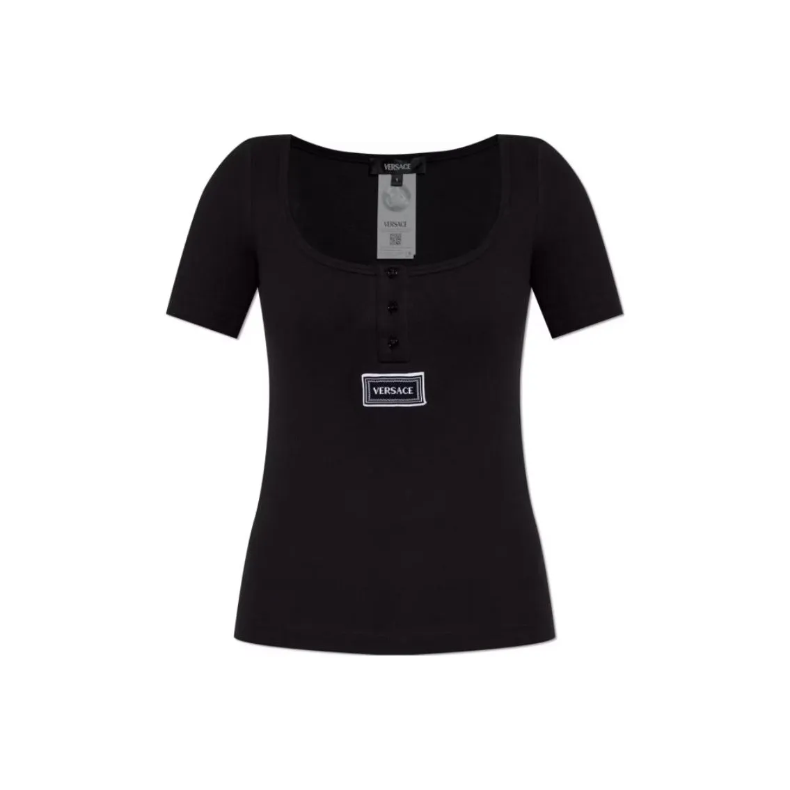 VERSACE Ribbed Lingerie Top