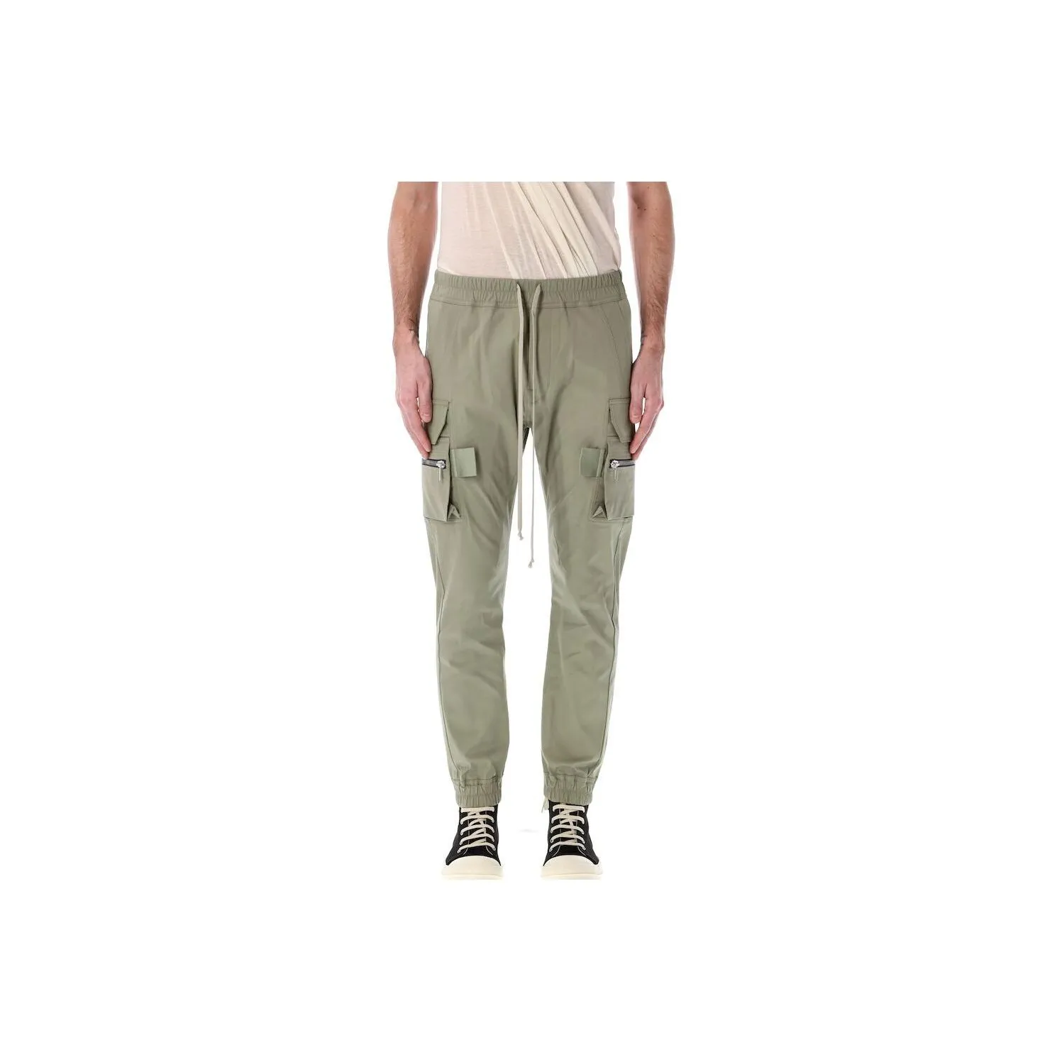RICK OWENS Casual Pants Men Green