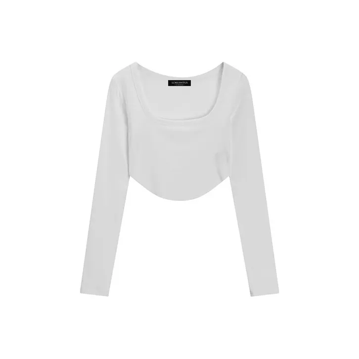 LOKUINTUS Long Sleeved T Shirt Women's White