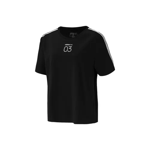ADIDAS NEO Черные Женские Футболки