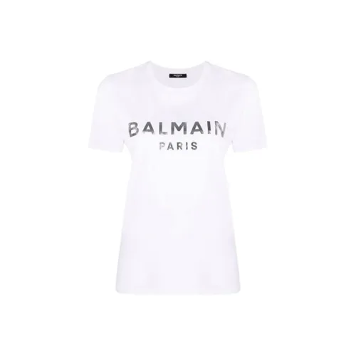 BALMAIN Белые Женские Футболки