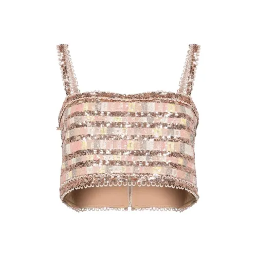 ELIE SAAB Розовые Женские Майки