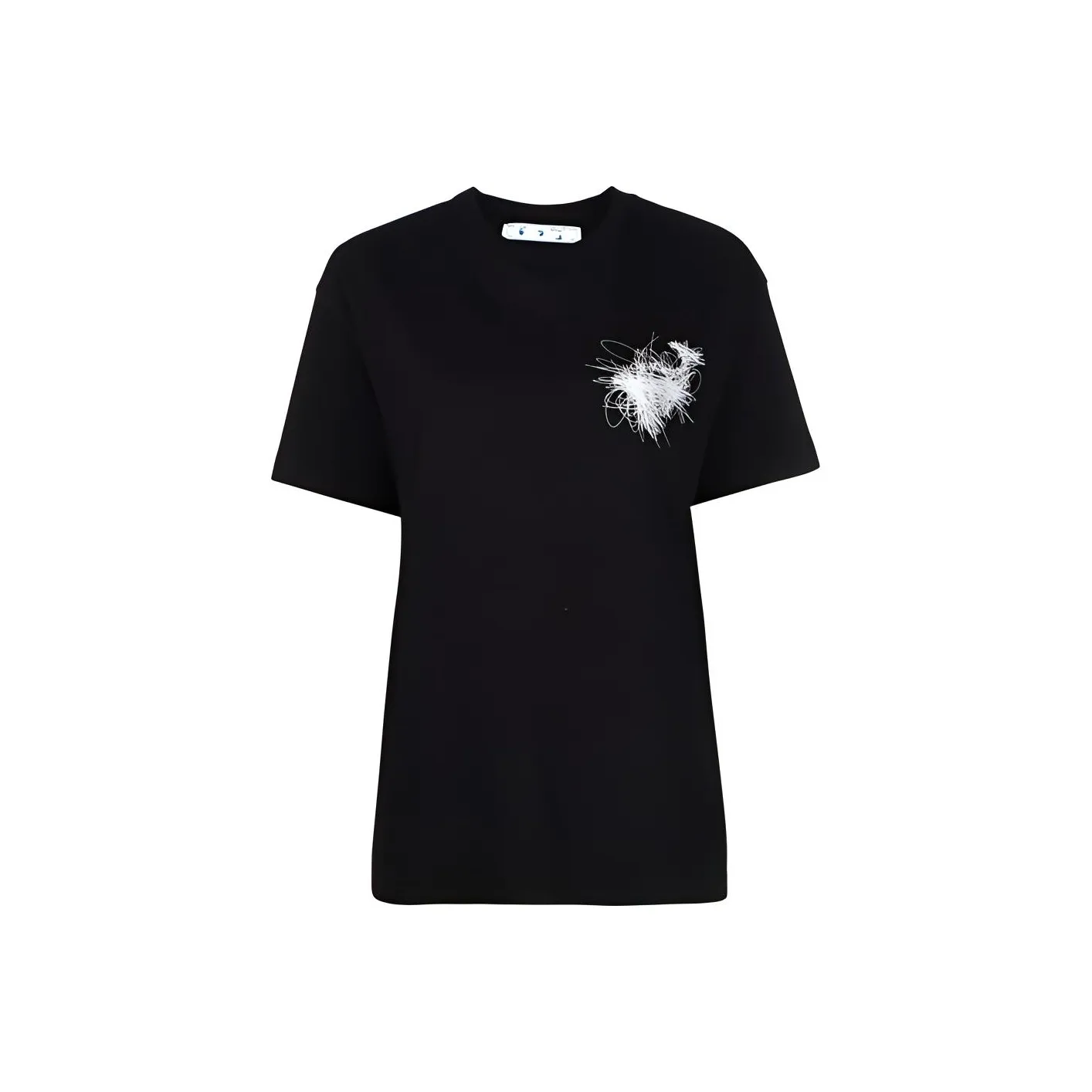 Off Белый FW21 Черный Женские Футболки