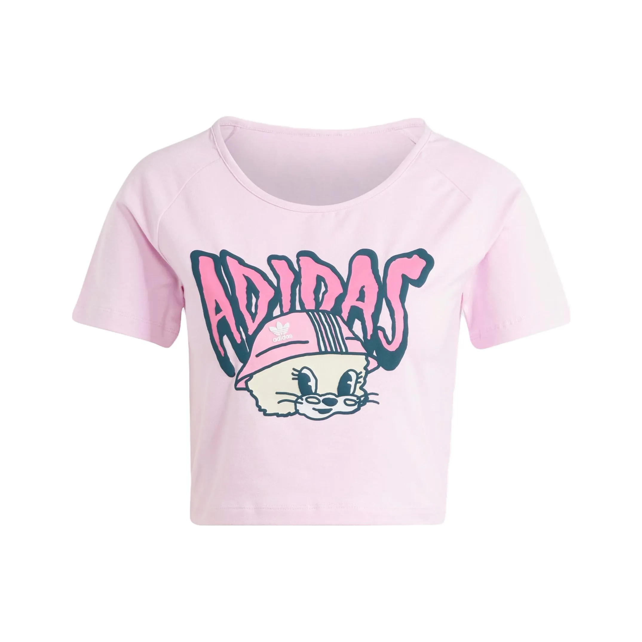 Adidas Originals GRAPHIC BABY T Shirts Women's Pink