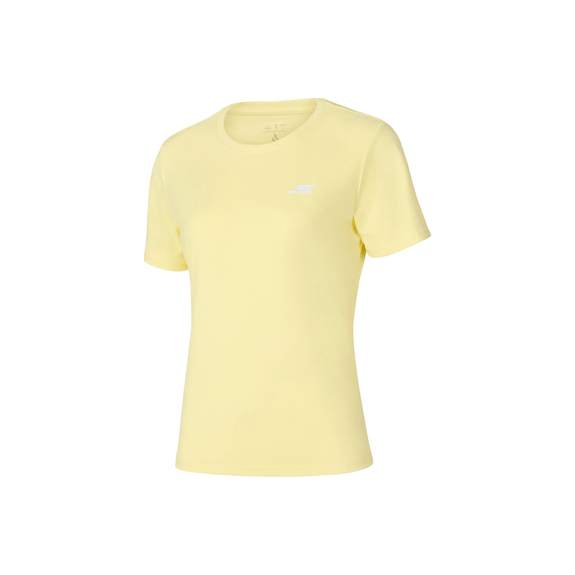 Skechers Comfort Technology Series T Shirts Women's Pink Yellow 002M